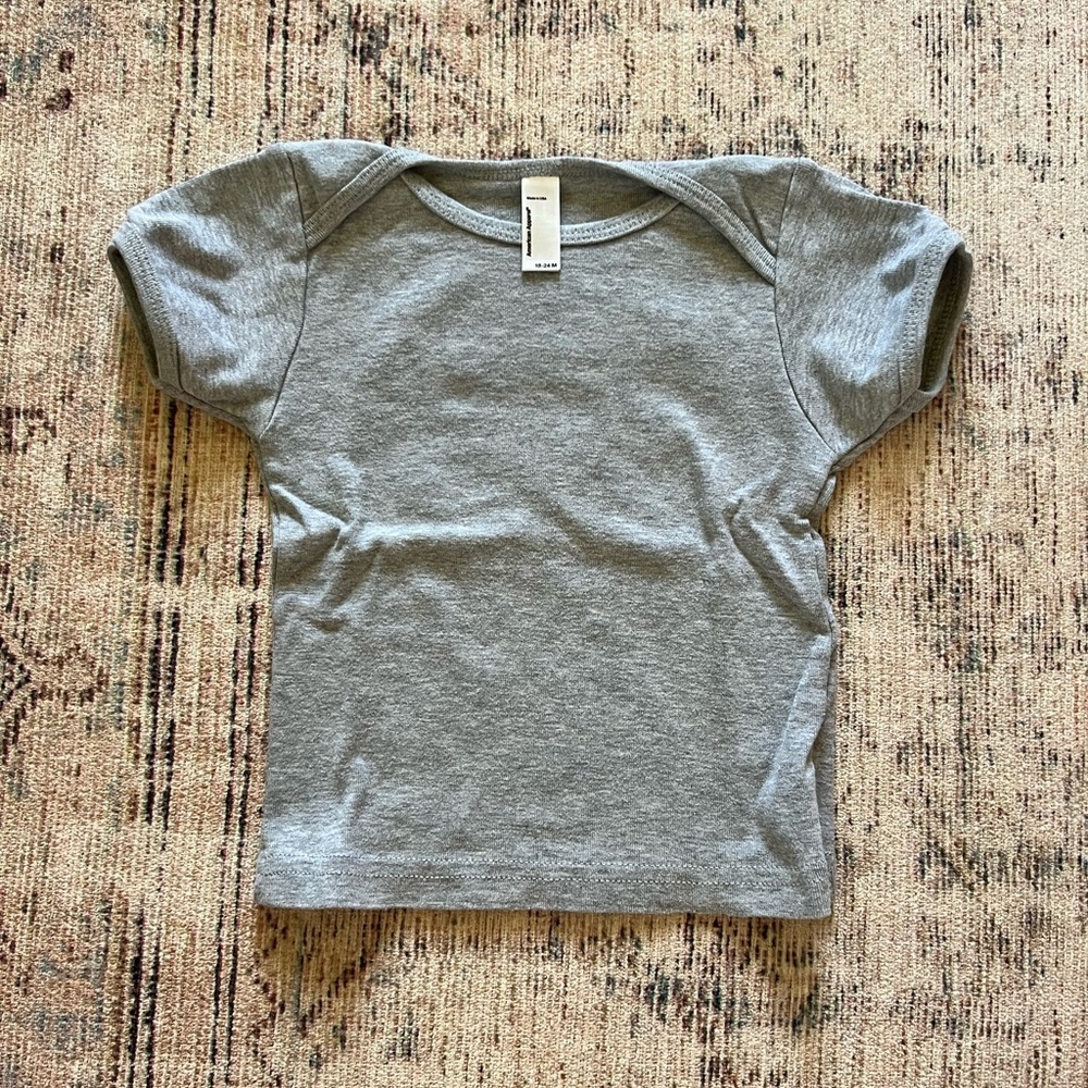 American Apparel Gray Short Sleeve Tee